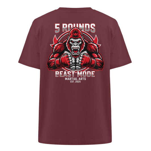 5 ROUNDS BEAST MODE Gorilla Heavy Oversized Organic Shirt