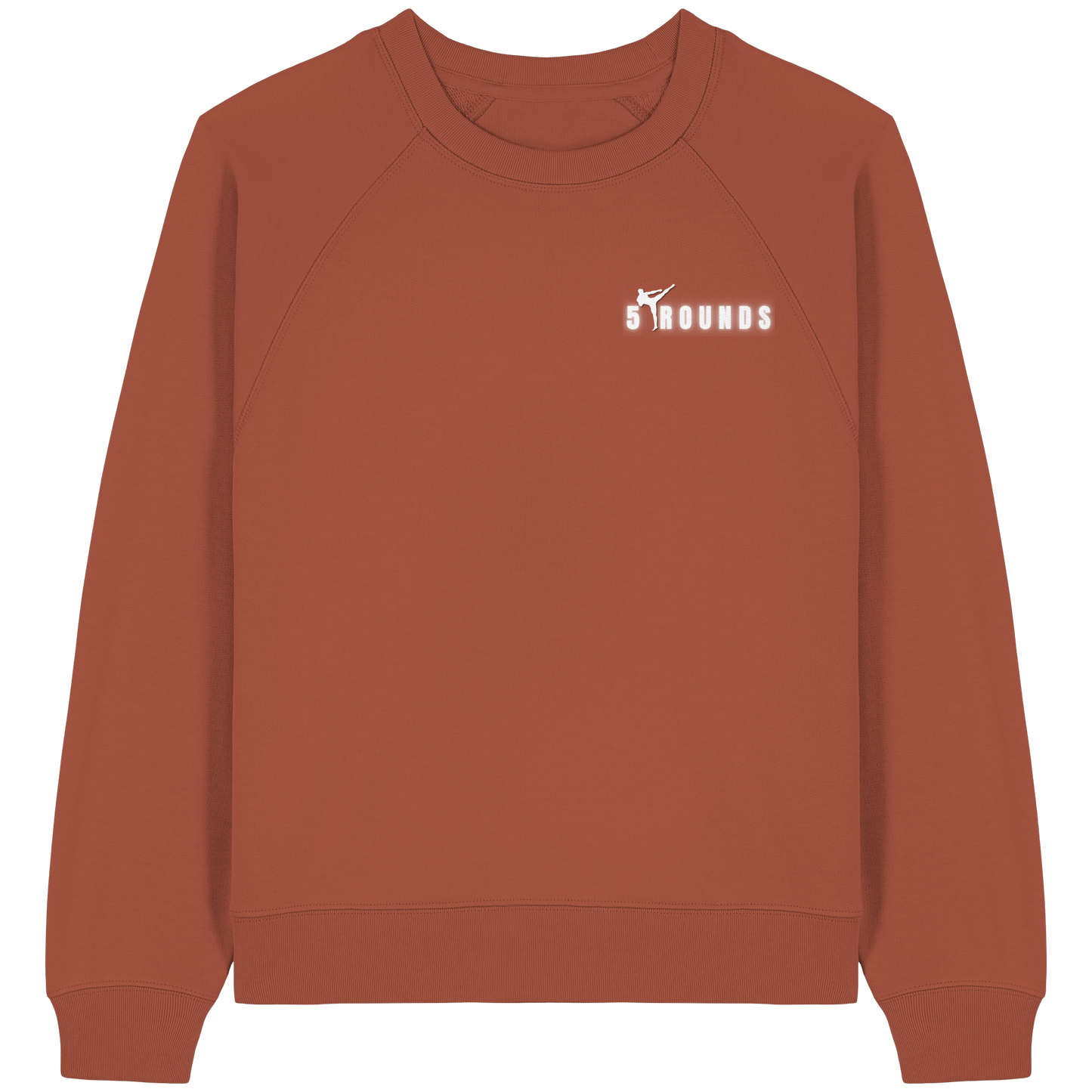 5 ROUNDS Womens Organic Raglan Sweatshirt – Premium Bio-Sweatshirt