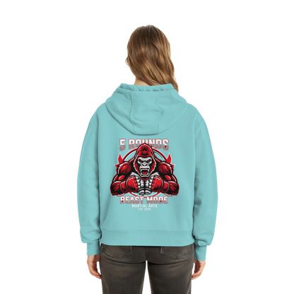 5 ROUNDS BEAST MODE Gorilla Fluffy Boxcut Hoodie