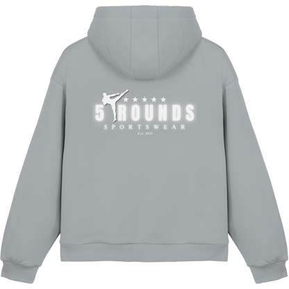 5 ROUNDS Fluffy Boxcut Hoodie – Premium Oversized Hoodie