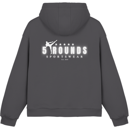 5 ROUNDS Fluffy Boxcut Hoodie – Premium Oversized Hoodie