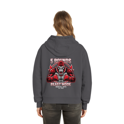5 ROUNDS BEAST MODE Gorilla Fluffy Boxcut Hoodie