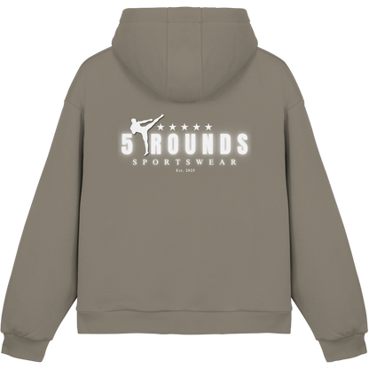 5 ROUNDS Fluffy Boxcut Hoodie – Premium Oversized Hoodie