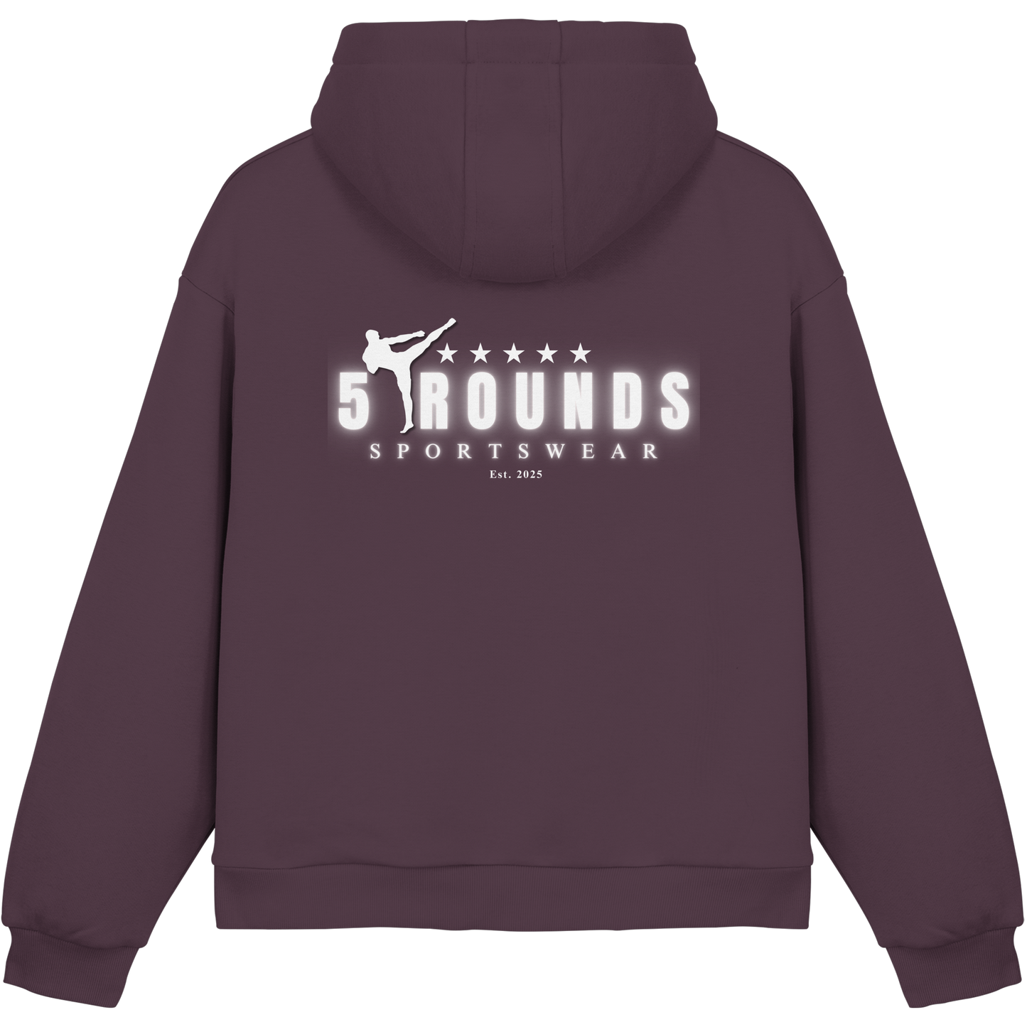 5 ROUNDS Fluffy Boxcut Hoodie – Premium Oversized Hoodie