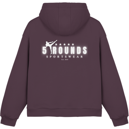 5 ROUNDS Fluffy Boxcut Hoodie – Premium Oversized Hoodie