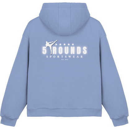 5 ROUNDS Fluffy Boxcut Hoodie – Premium Oversized Hoodie