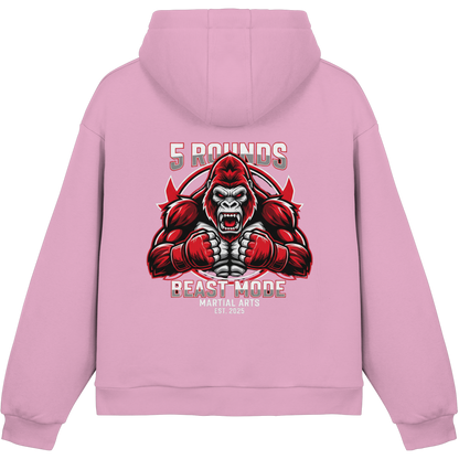 5 ROUNDS BEAST MODE Gorilla Fluffy Boxcut Hoodie