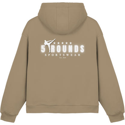5 ROUNDS Fluffy Boxcut Hoodie – Premium Oversized Hoodie