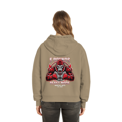 5 ROUNDS BEAST MODE Gorilla Fluffy Boxcut Hoodie