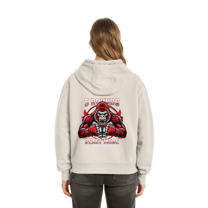5 ROUNDS BEAST MODE Gorilla Fluffy Boxcut Hoodie