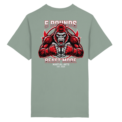 5 ROUNDS BEAST MODE Gorilla Heavy Oversized Organic Shirt