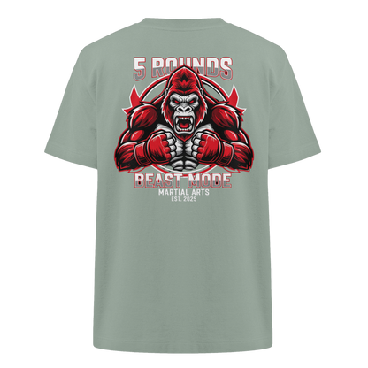 5 ROUNDS BEAST MODE Gorilla Heavy Oversized Organic Shirt