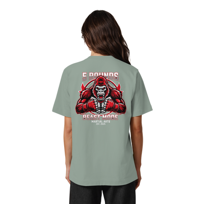 5 ROUNDS BEAST MODE Gorilla Heavy Oversized Organic Shirt