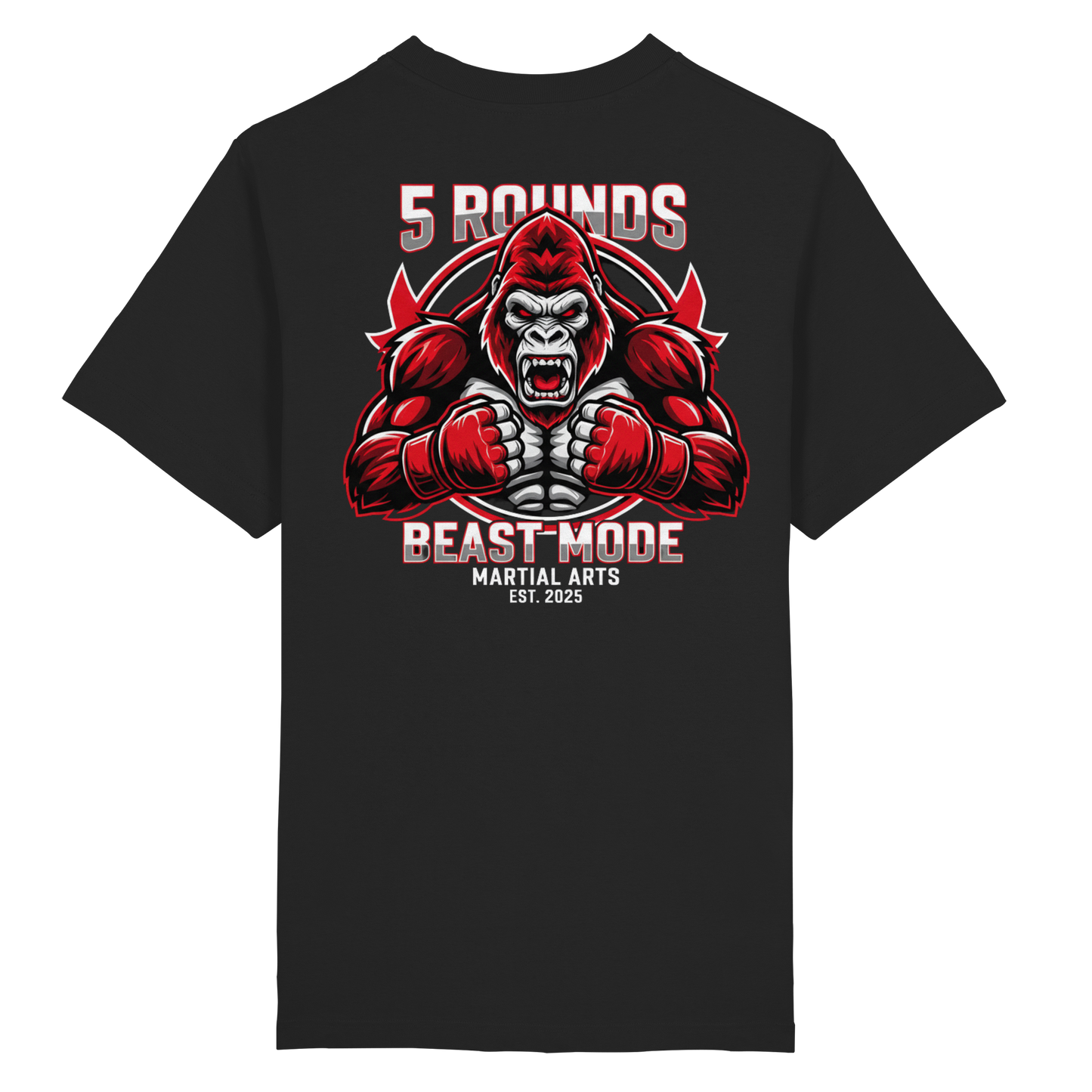 5 ROUNDS BEAST MODE Gorilla Heavy Oversized Organic Shirt