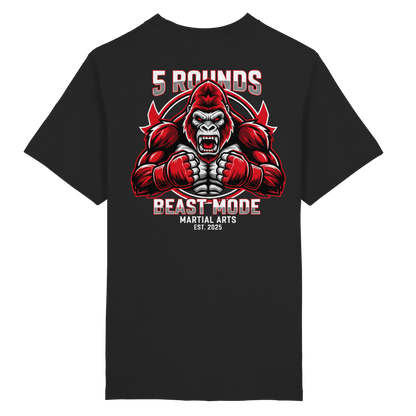 5 ROUNDS BEAST MODE Gorilla Heavy Oversized Organic Shirt