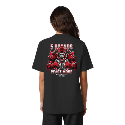5 ROUNDS BEAST MODE Gorilla Heavy Oversized Organic Shirt