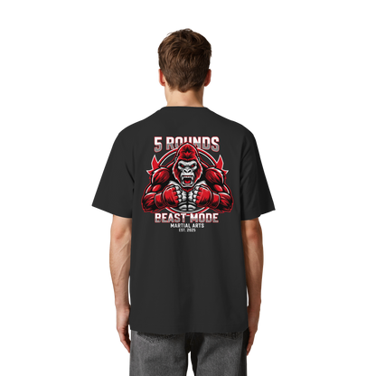 5 ROUNDS BEAST MODE Gorilla Heavy Oversized Organic Shirt