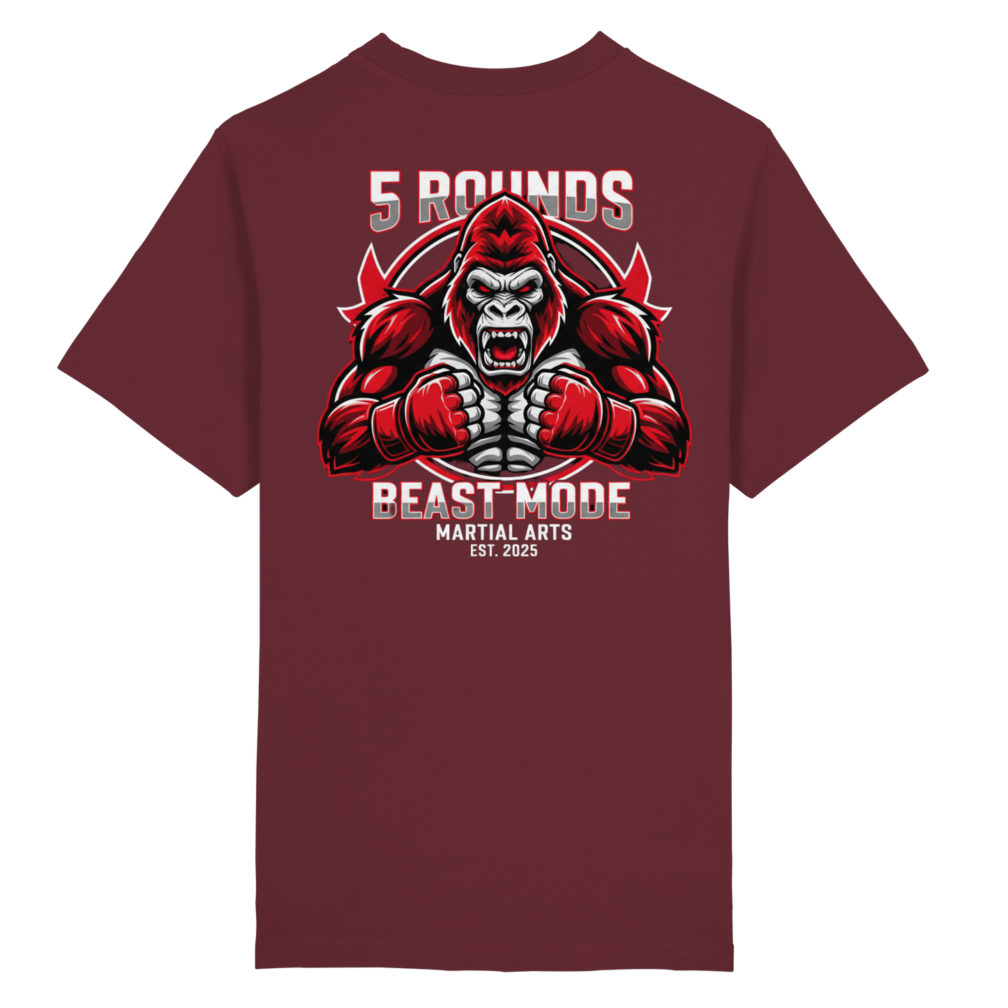 5 ROUNDS BEAST MODE Gorilla Heavy Oversized Organic Shirt