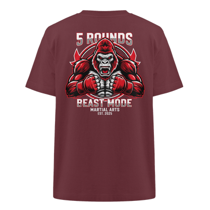 5 ROUNDS BEAST MODE Gorilla Heavy Oversized Organic Shirt
