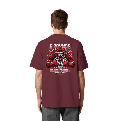 5 ROUNDS BEAST MODE Gorilla Heavy Oversized Organic Shirt