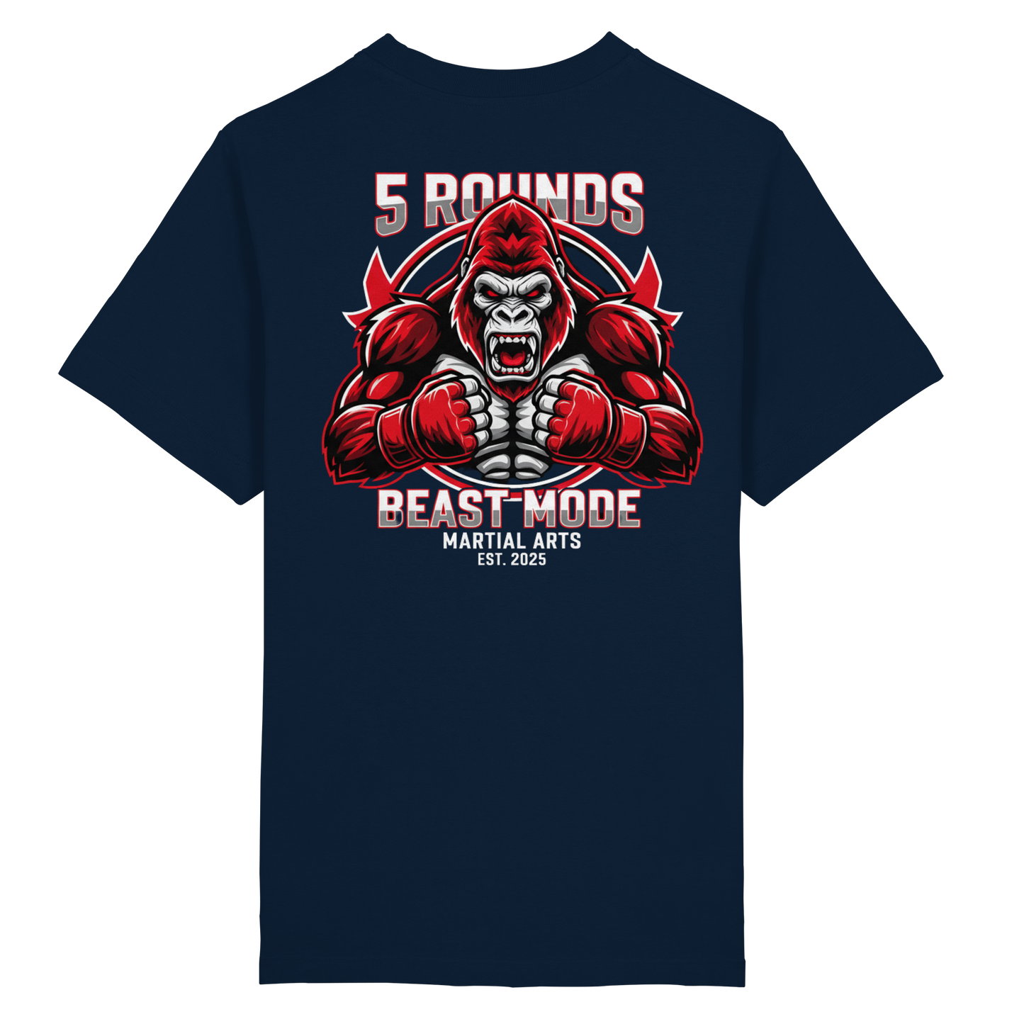 5 ROUNDS BEAST MODE Gorilla Heavy Oversized Organic Shirt