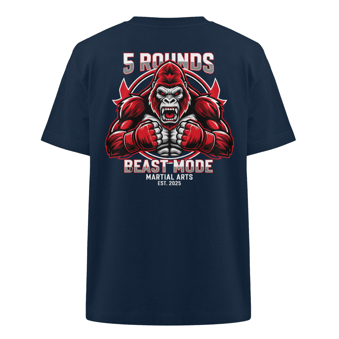 5 ROUNDS BEAST MODE Gorilla Heavy Oversized Organic Shirt