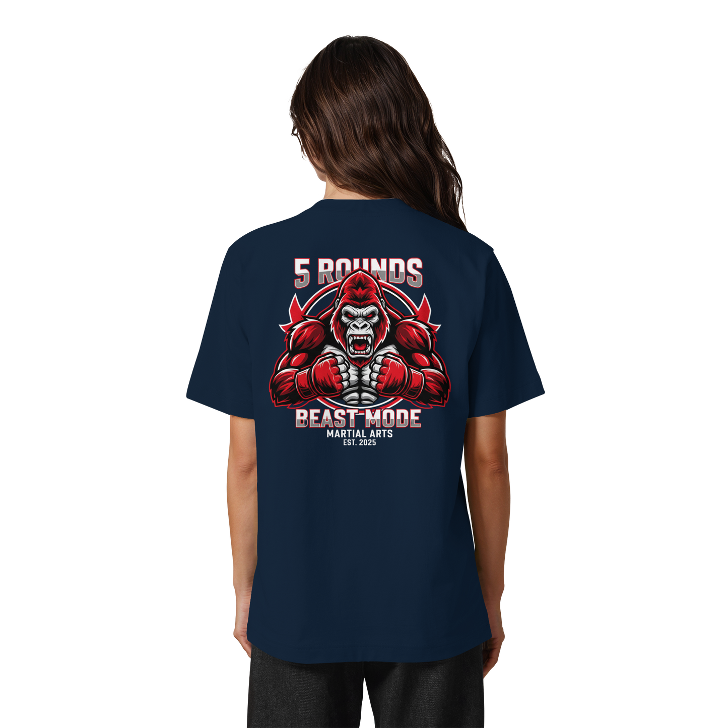 5 ROUNDS BEAST MODE Gorilla Heavy Oversized Organic Shirt
