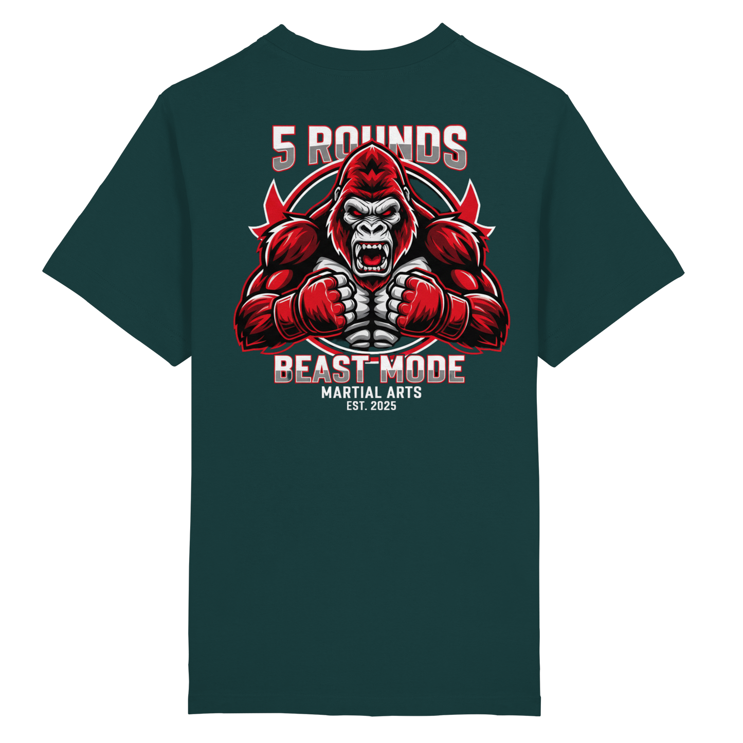 5 ROUNDS BEAST MODE Gorilla Heavy Oversized Organic Shirt