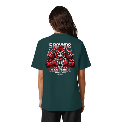 5 ROUNDS BEAST MODE Gorilla Heavy Oversized Organic Shirt