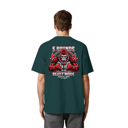 5 ROUNDS BEAST MODE Gorilla Heavy Oversized Organic Shirt