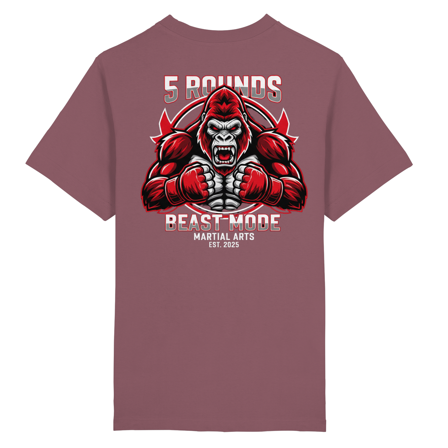 5 ROUNDS BEAST MODE Gorilla Heavy Oversized Organic Shirt