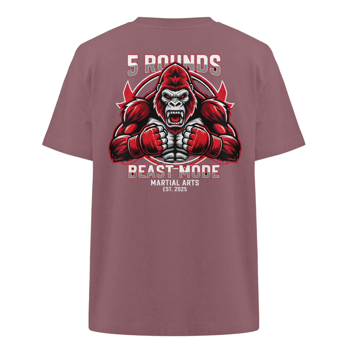5 ROUNDS BEAST MODE Gorilla Heavy Oversized Organic Shirt