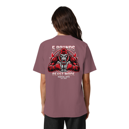 5 ROUNDS BEAST MODE Gorilla Heavy Oversized Organic Shirt