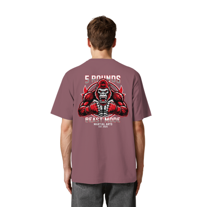 5 ROUNDS BEAST MODE Gorilla Heavy Oversized Organic Shirt