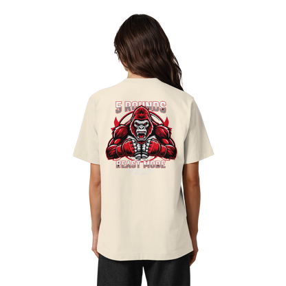 5 ROUNDS BEAST MODE Gorilla Heavy Oversized Organic Shirt