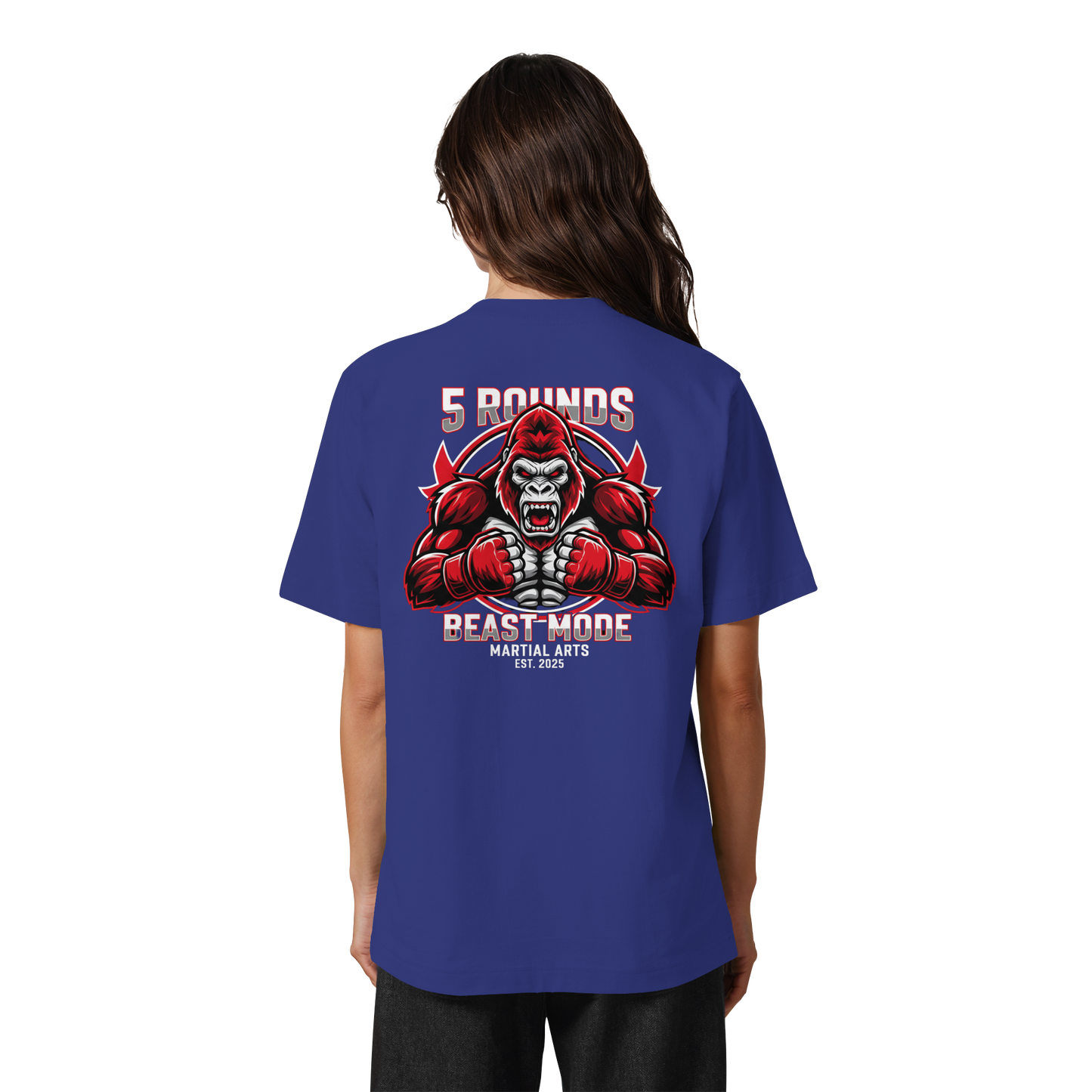5 ROUNDS BEAST MODE Gorilla Heavy Oversized Organic Shirt