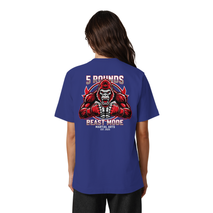 5 ROUNDS BEAST MODE Gorilla Heavy Oversized Organic Shirt