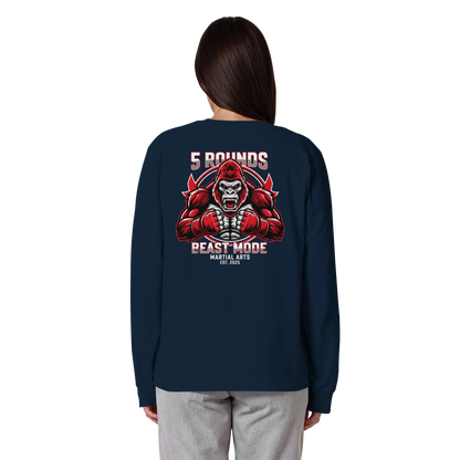 5 ROUNDS BEAST MODE Gorilla Organic Heavy Oversized Longsleeve