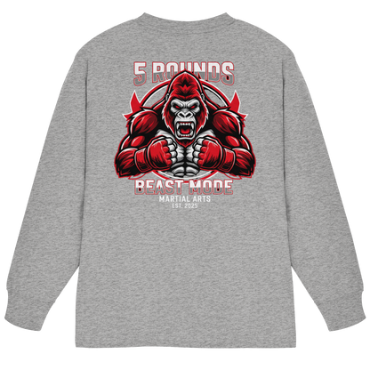 5 ROUNDS BEAST MODE Gorilla Organic Heavy Oversized Longsleeve