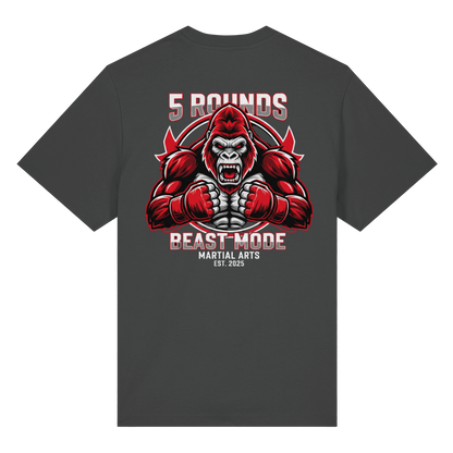 5 ROUNDS BEAST MODE Gorilla Organic Heavy T-Shirt