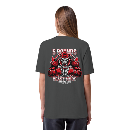 5 ROUNDS BEAST MODE Gorilla Organic Heavy T-Shirt