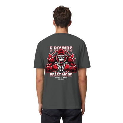 5 ROUNDS BEAST MODE Gorilla Organic Heavy T-Shirt