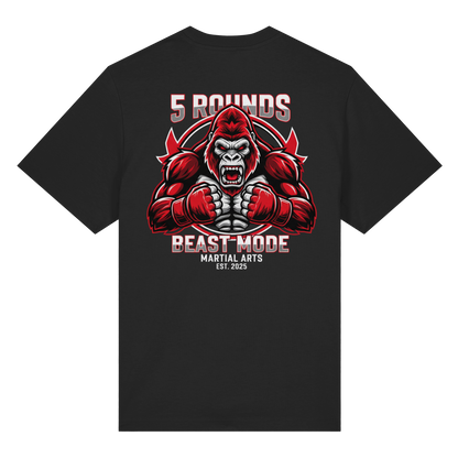 5 ROUNDS BEAST MODE Gorilla Organic Heavy T-Shirt