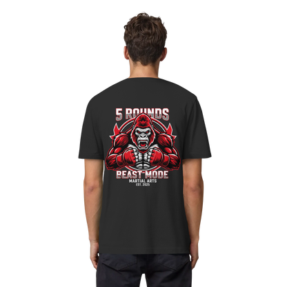 5 ROUNDS BEAST MODE Gorilla Organic Heavy T-Shirt