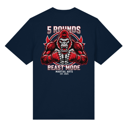 5 ROUNDS BEAST MODE Gorilla Organic Heavy T-Shirt