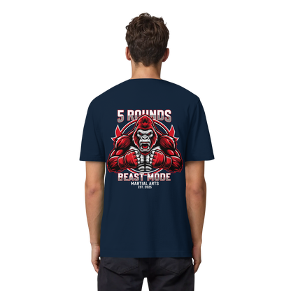 5 ROUNDS BEAST MODE Gorilla Organic Heavy T-Shirt