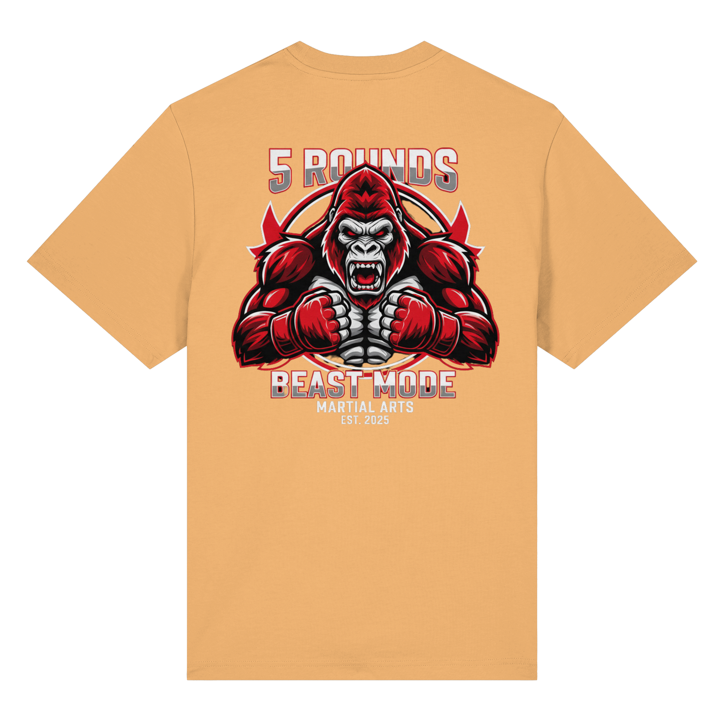 5 ROUNDS BEAST MODE Gorilla Organic Heavy T-Shirt