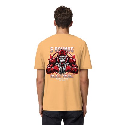 5 ROUNDS BEAST MODE Gorilla Organic Heavy T-Shirt