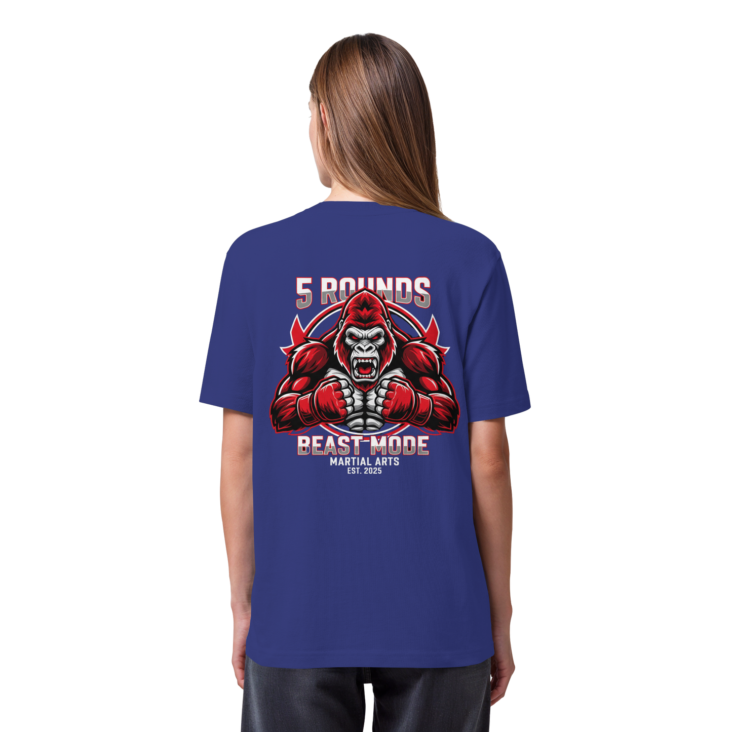 5 ROUNDS BEAST MODE Gorilla Organic Heavy T-Shirt