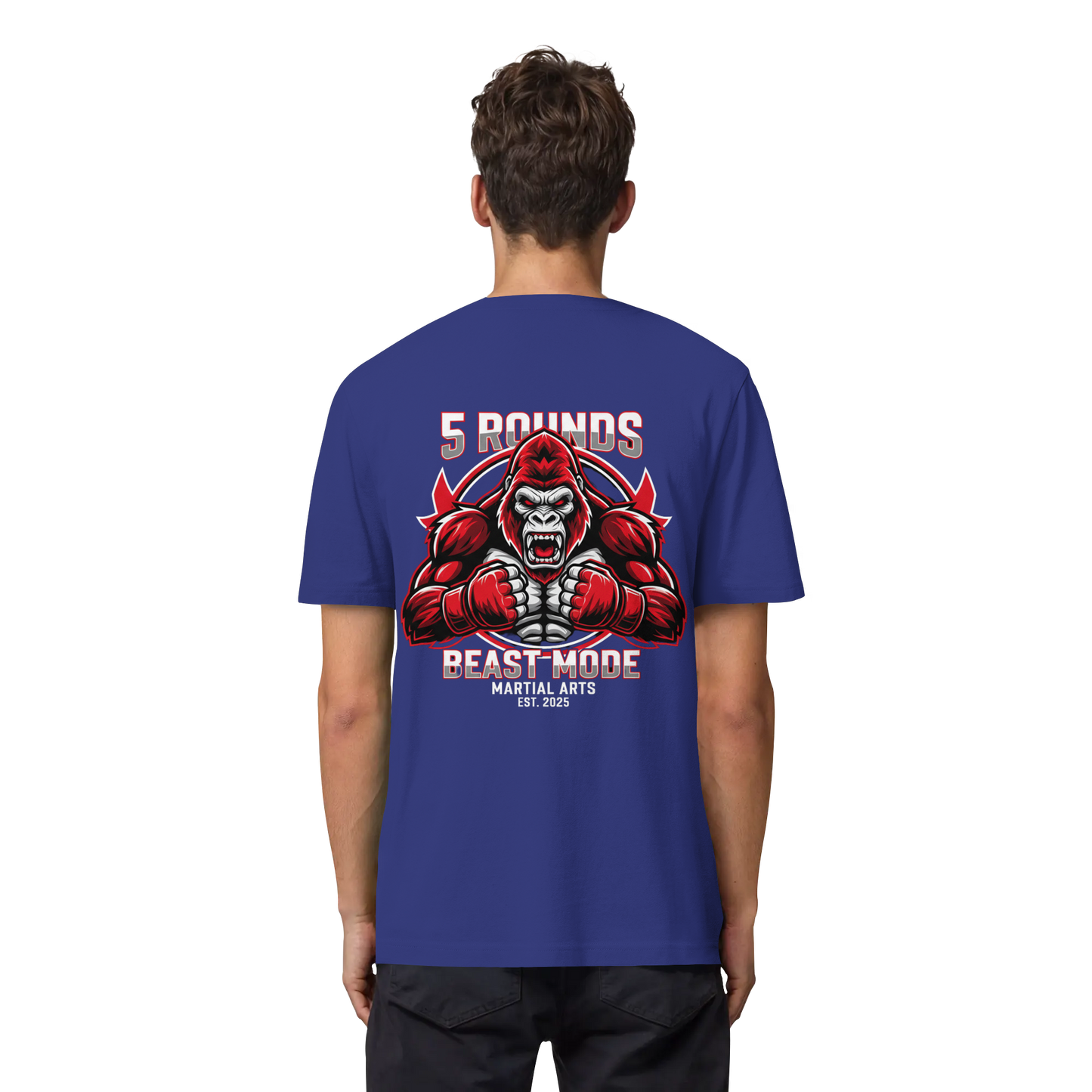 5 ROUNDS BEAST MODE Gorilla Organic Heavy T-Shirt